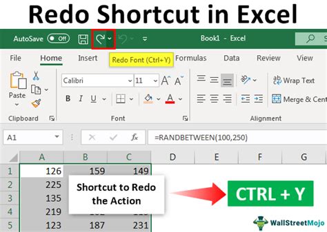 Redo Shortcut In Excel How To Use Undo Redo Commands