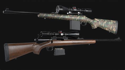 Remington 700 Bdl Sniper Rifle Cgtrader