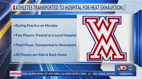 Report 3 West Monroe High School Football Players Taken To Hospital