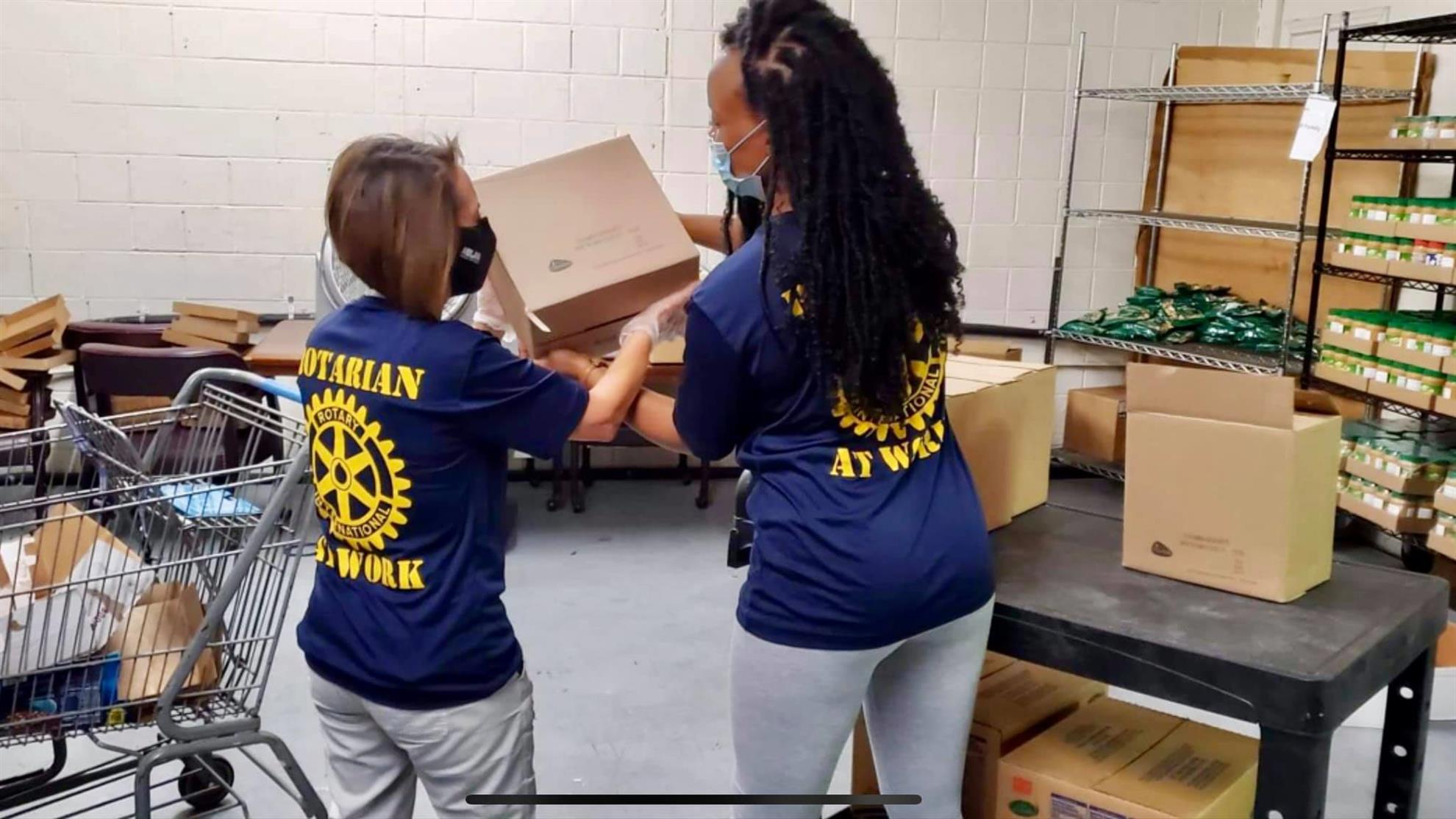 Rotarians Volunteer At The Killeen Food Care Center Rotary District 5870