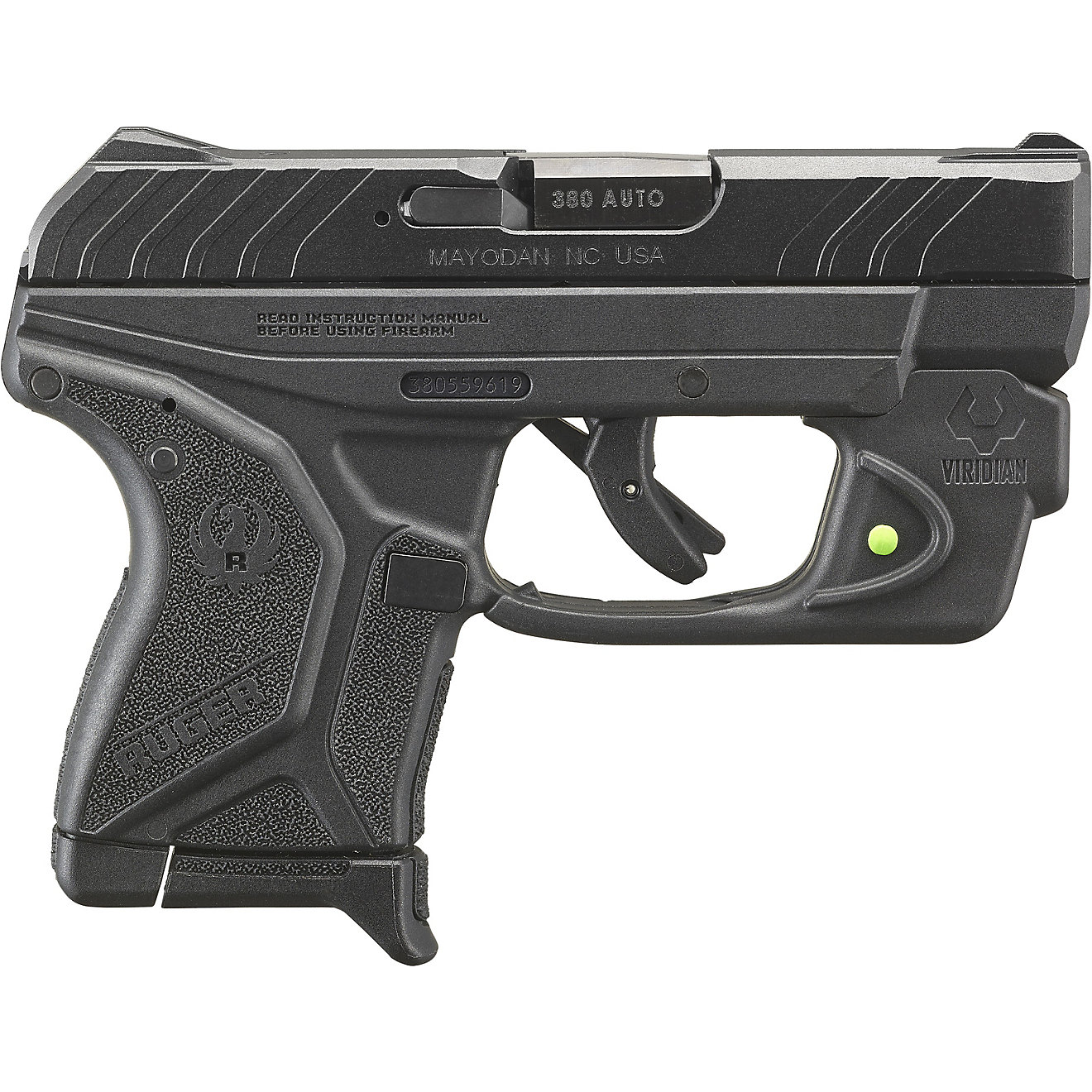 Ruger Lcp 380 Subcompact With Viridian Laser Saddle Rock Armory