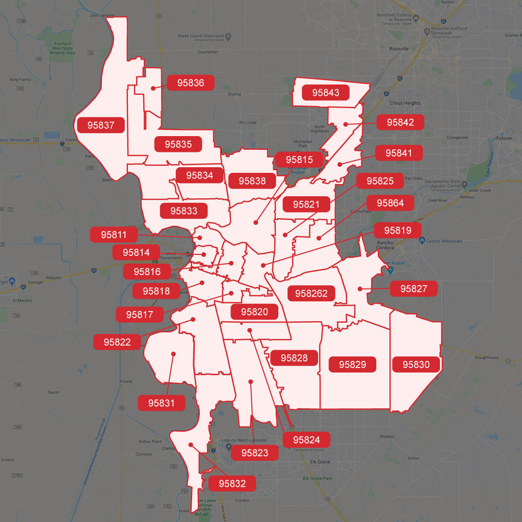 Sacramento City Zip Code