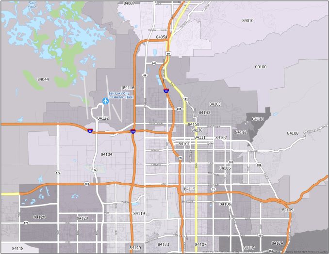 Salt Lake Zip Code