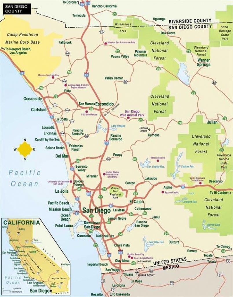 San Diego Zip Code Map Map Of Zip Codes San Diego Pdf