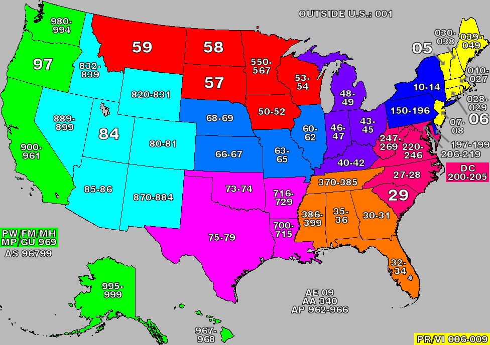 San Francisco Zip Code Map Mary W Tinsley