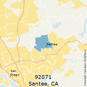 Santee Ca Zip Code