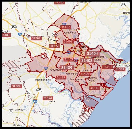 Savannah Ga Area Code