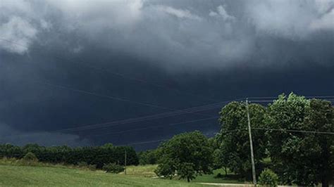 Scattered Thunderstorms With Heavy Rain Damaging Wind Back In The