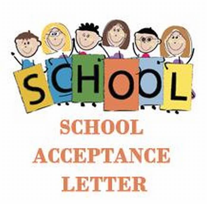 School Acceptance Letter Free Letters