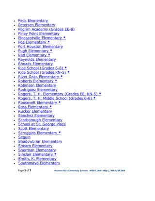 Shearn Elementary School (Ranked Bottom 50% For 2024) - Houston, Tx