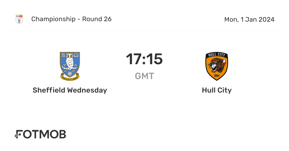 Sheffield Wednesday Vs Hull City