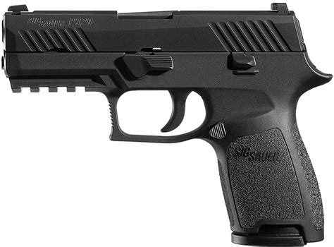 Sig Sauer Compact P320 45 Acp Black Finish 9 Round 3 9 Barrel Modular