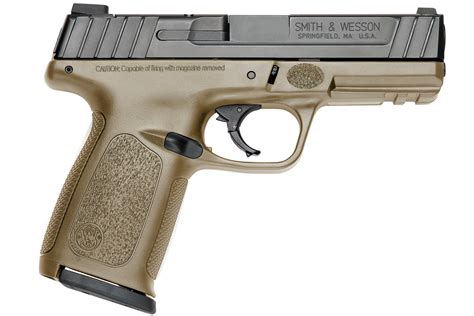 Smith Wesson Sd9 9Mm With Flat Dark Earth Fde Frame Sportsman S