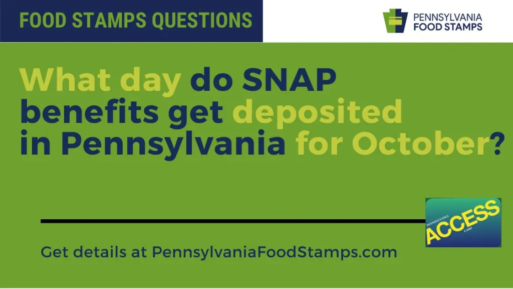 Snap Benefits Schedule October 2024 What Days Are Food Stamps Being