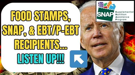 Snap Ebt Update 4 New Food Stamp Changes In 2023 Youtube