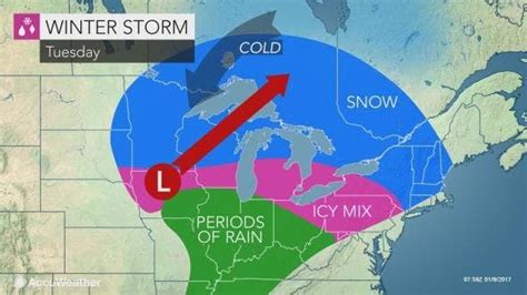 Snow Possible Then Warmer Temps Work Week Weather For Mount Vernon