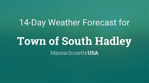 South Hadley Ma Weather Forecast Accuweather