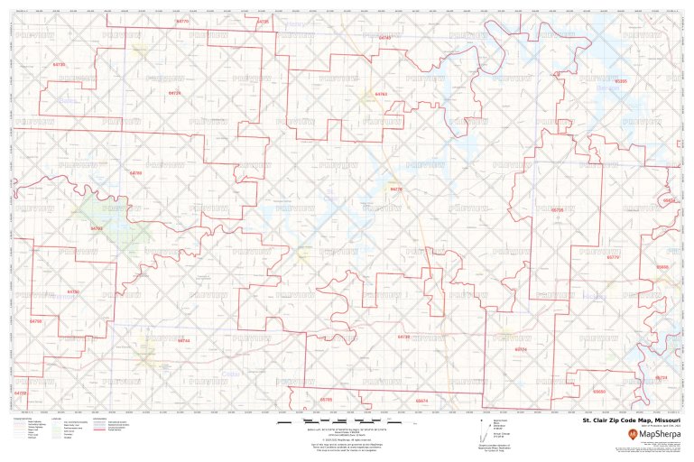 St Charles Zip Code Map Missouri St Charles County Zip Codes