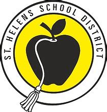 St Helens School District Oregon Seal Vector Image