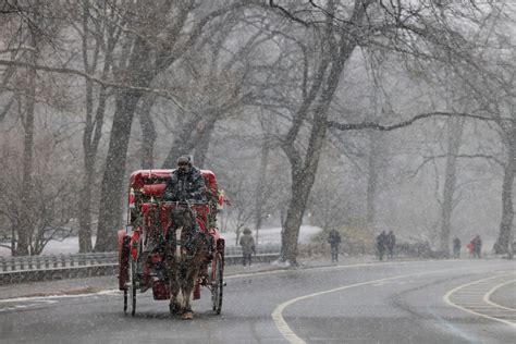 Storm May Not Be Wintry Enough To End New York City S Snow Drought