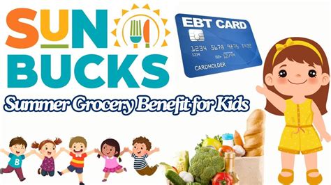 Summer Grocery Benefit For Kids Summer Ebt Sun Bucks Youtube