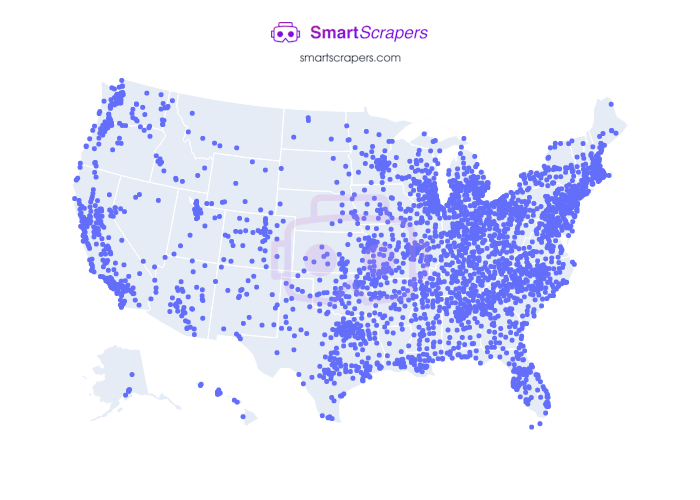 Taco Bell Locations Map