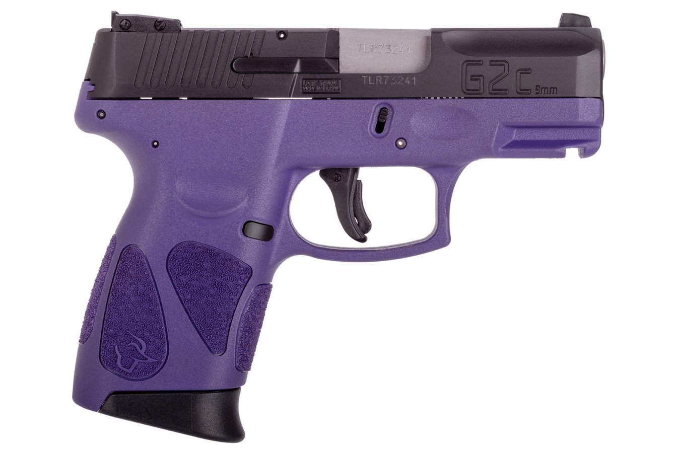 Taurus G2c 9Mm Sub Compact Pistol With Purple Frame And Black Slide