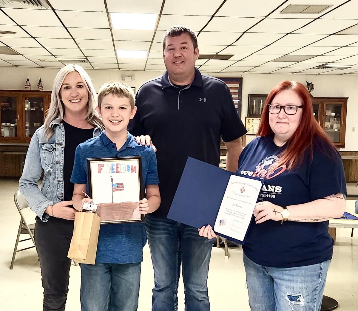 Taylorville Vfw Auxiliary 4495 Announces Winners The Breeze Courier