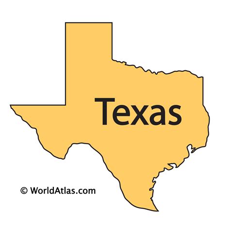 Texas Maps Facts World Atlas