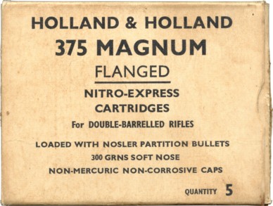 The 375 Holland Holland Flanged Magnum Africahunting Com