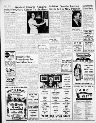 The Escanaba Daily Press From Escanaba Michigan On September 17 1959