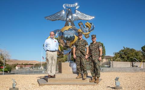 The Marine Corps Owns Part Of Route 66 So It Made A Special Eagle