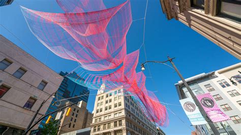 The Story Behind Current The Hanging Art On High Street In Columbus