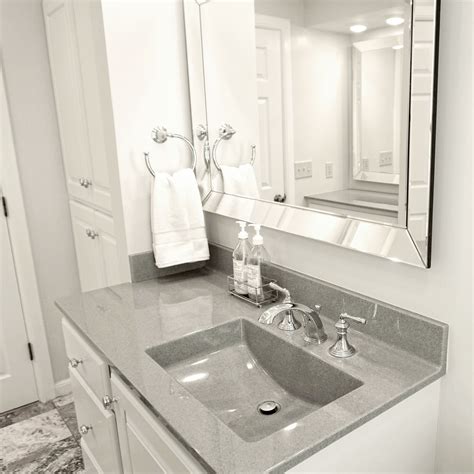 This Beautiful Master Bathroom Remodel Features The Onyx Collection