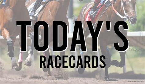 Today's Horse Racing Racecards