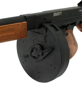 Tommy Airsoft Gun With Drum Mag M1a1 Smg A Full Auto Popular Airsoft