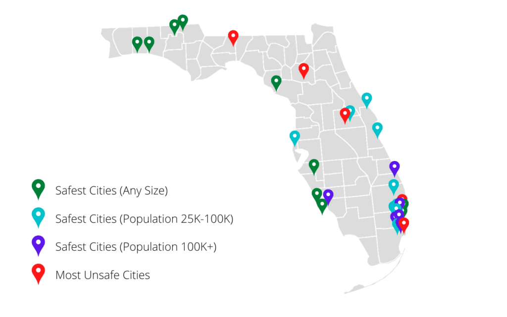 Top 10 Safest Cities In Florida Deep Sentinel