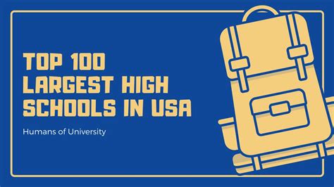 Top 100 Largest High Schools In America