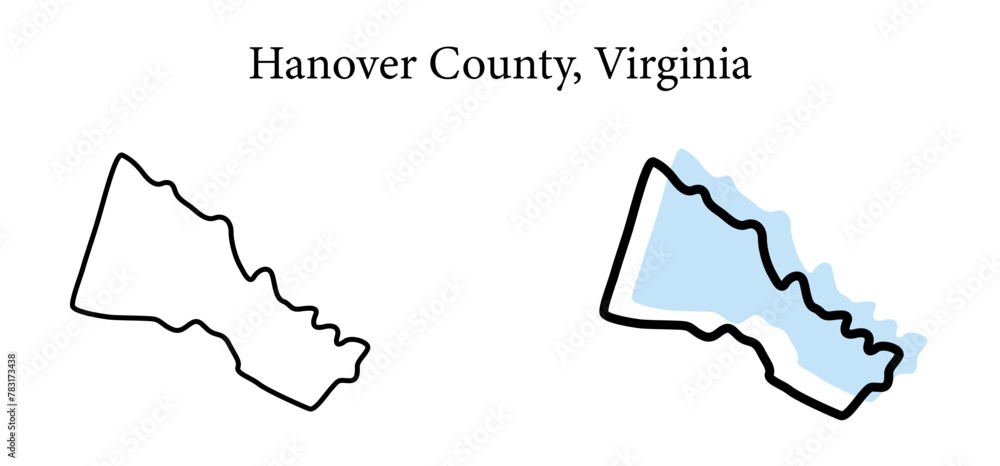 Topographic Map Of Hanover County Virginia Hanover County Map Hanover