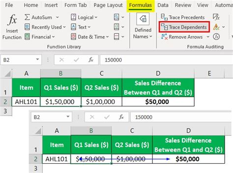 Trace Dependents Excel Shortcuts Examples How To Use