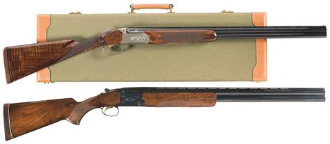 Two Over Under Shotguns A Siace Model 475P Over Under Shotgun With