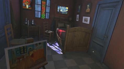 Ultimate Museum Experience Ume Vangogh Bedroom Dark Virtual Reality