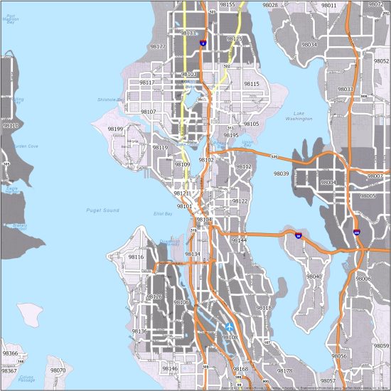 Us Seattle Zip Code