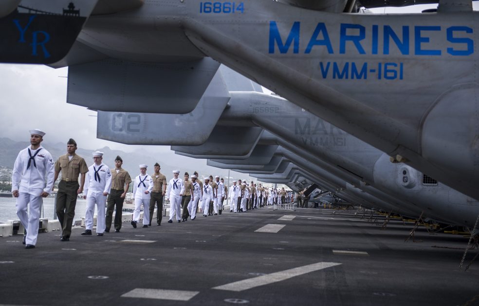 Uss America Returns After Maintenance