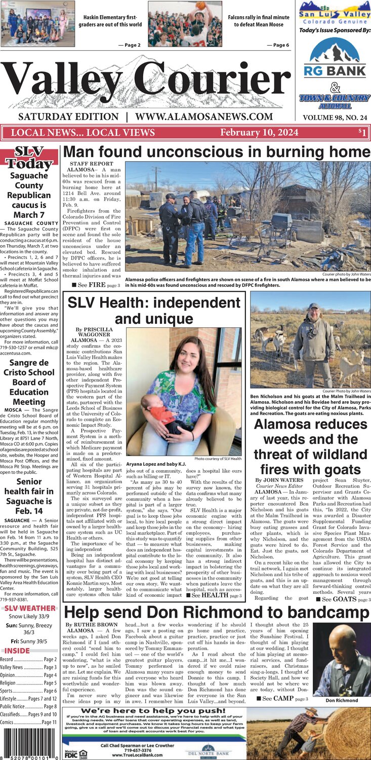 Valley Courier Alamosa Colorado - Hebrew Jpost