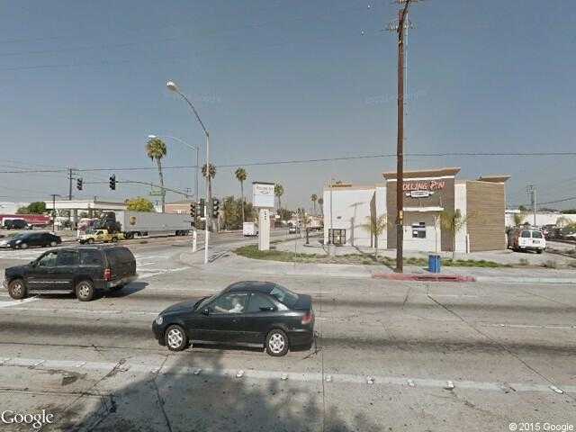 View Of Los Angeles Skyline From Commerce California Flickr