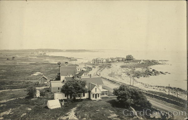 View Of Town On Waterfront Brant Rock Marshfield Ma