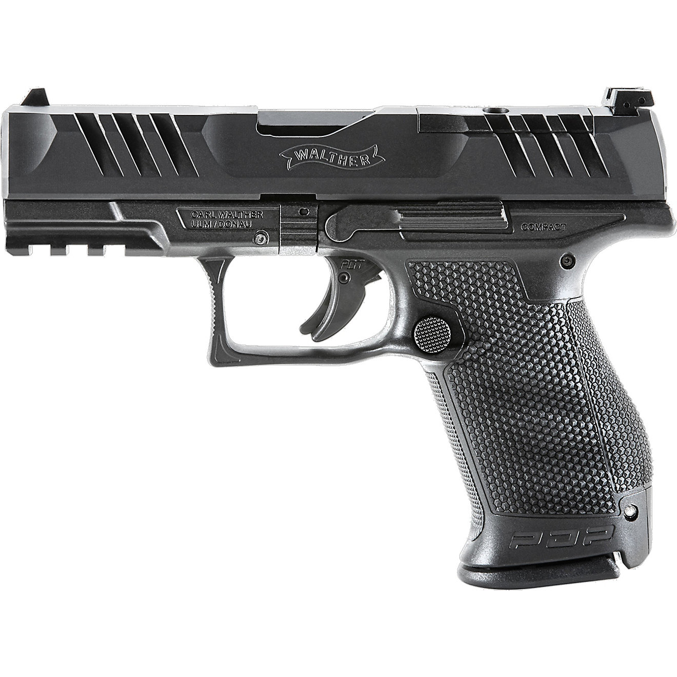 Walther Pdp Compact 9Mm Optic Ready Pistol With Gray Slide And 4 Inch