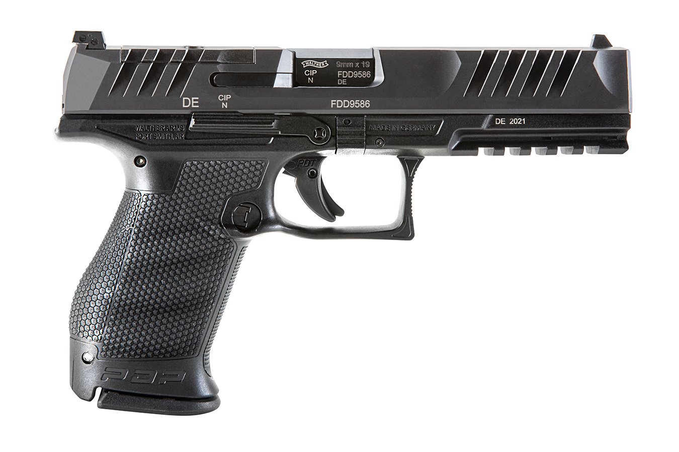 Walther Pdp Compact 9Mm Optic Ready Striker Fired Pistol With 5 Inch