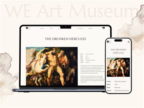 We Art Museum Website By Alona Lukianenko On Dribbble